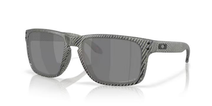 Oakley Holbrook XL Polarised Sunglasses Matte Grey Ink Fingerprint / Prizm Black Polar 