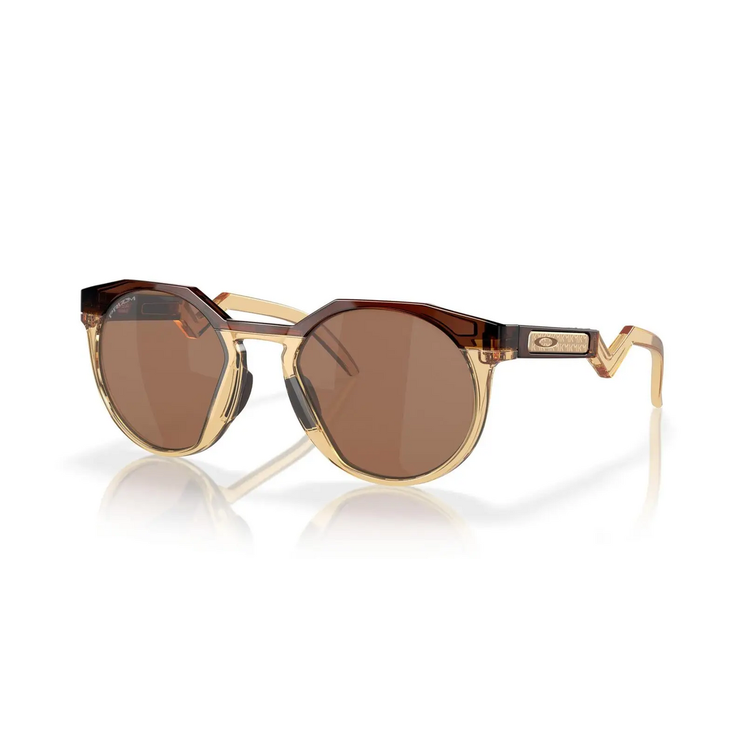 Oakley HSTN Sunglasses Dark Amber Light Curry / Prizm Tungsten 