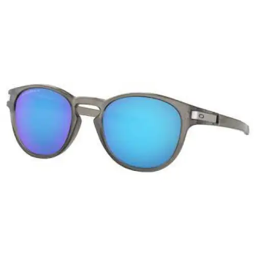 Oakley Latch Polarised Sunglasses Matte Grey Ink / Prizm Sapphire Iridium Polar 