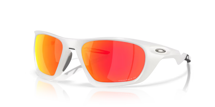 Oakley Lateralis Polarised Sunglasses Matte Vapor / Prizm Ruby Polarised 