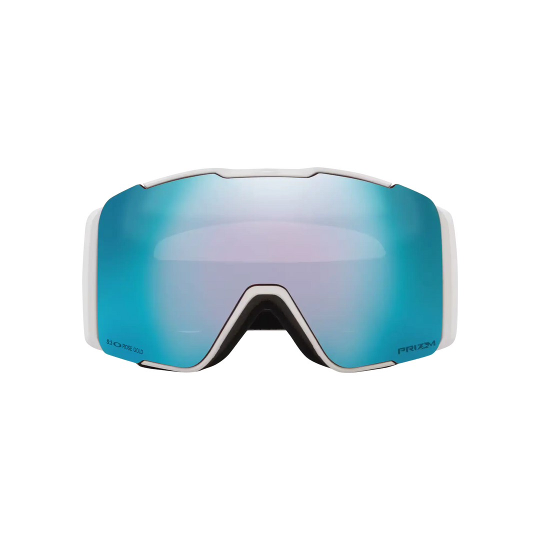 Oakley Line Miner Pro M Snow Goggles - Matte White | Prizm Sapphire / Iced Iridium