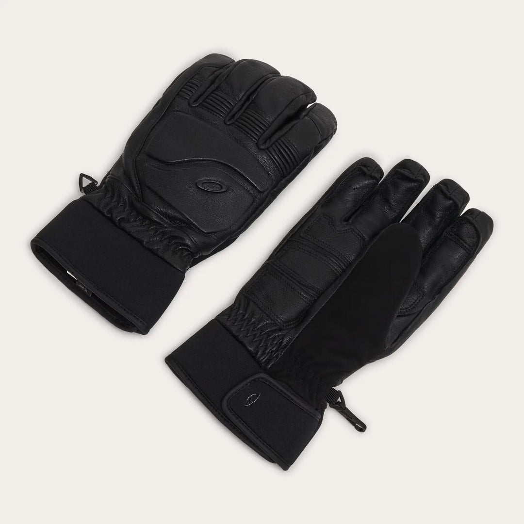 Oakley Peak Leather Gloves Blackout S 