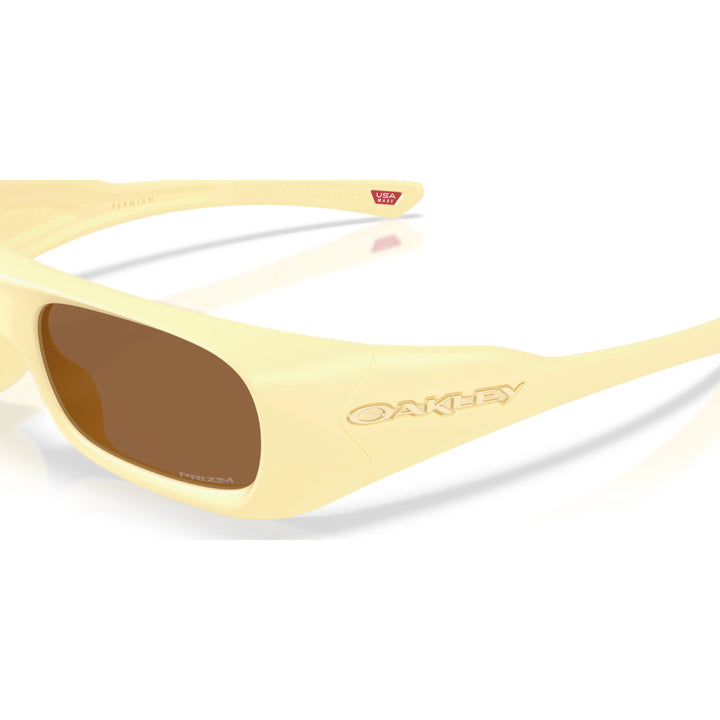 Oakley Permian Sunglasses - Matte Yellow Milkshake / Prizm Bronze
