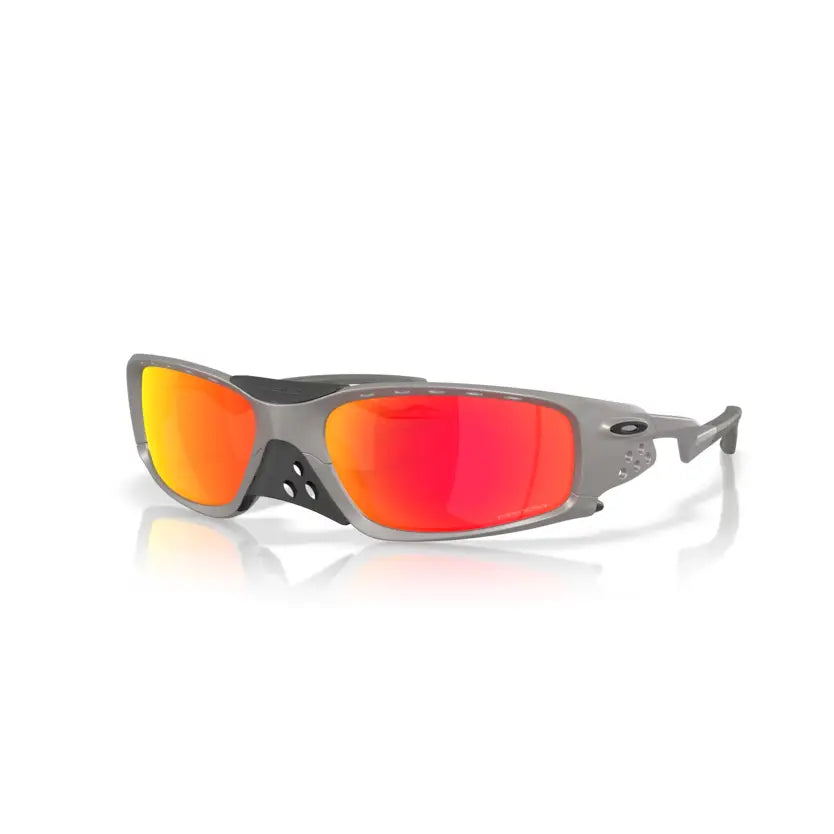 Oakley Plantaris SQ Sunglasses - Titanium / Prizm Ruby