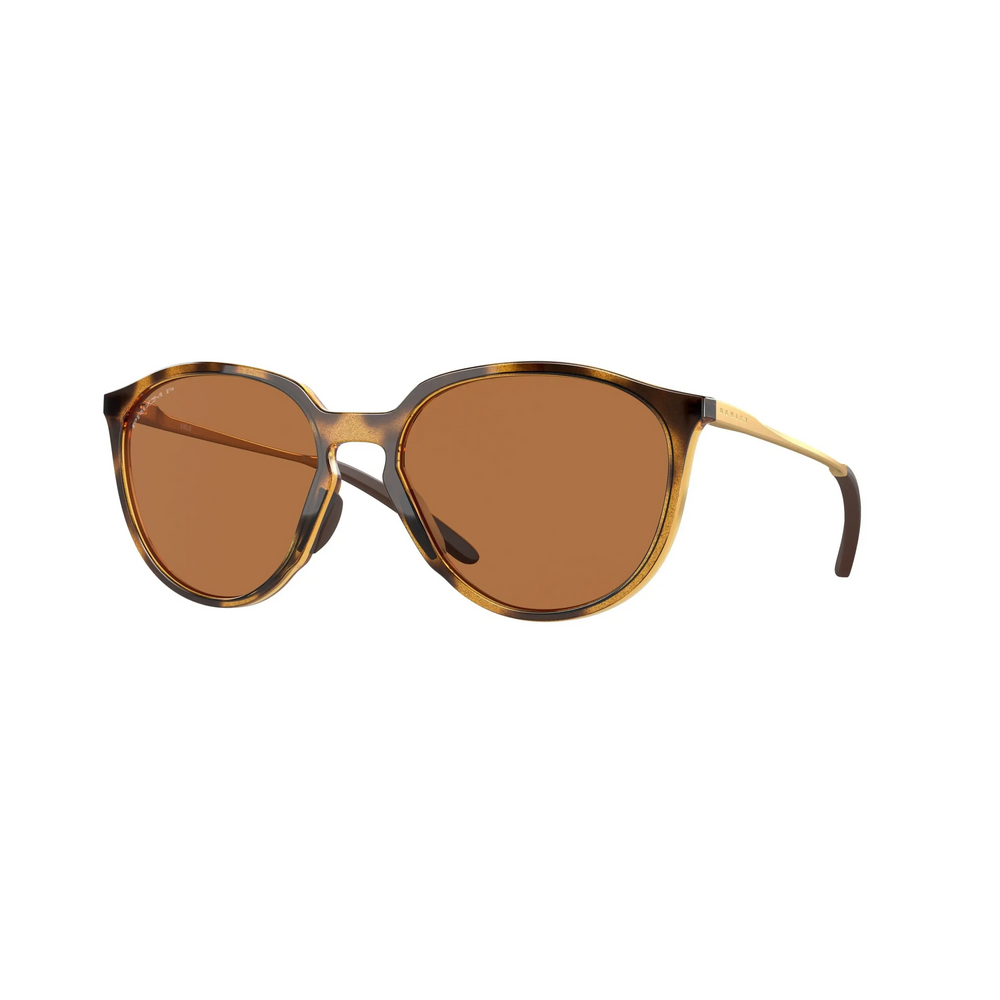 Oakley Sielo Polarised Sunglasses Polished Brown Tortoise / Prizm Bronze Polar 