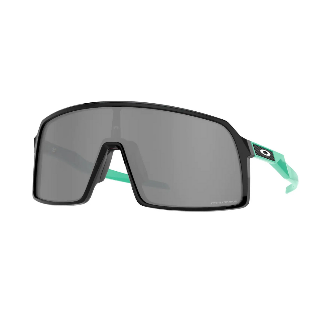 Oakley Sutro Sunglasses Polished Black / Przim Black Teal Arm 