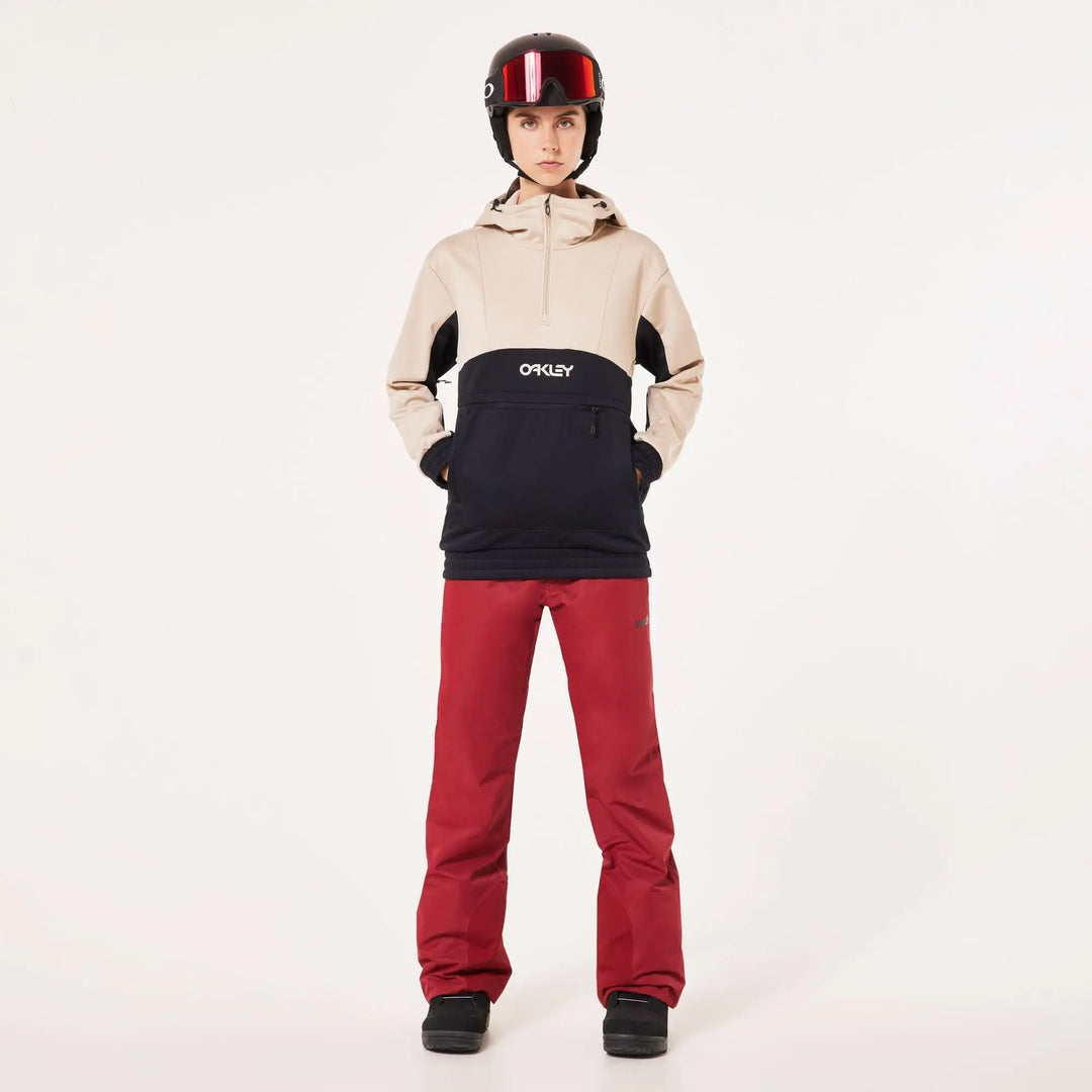 Oakley Womens TNP Nose Grab Softshell Hoodie 2025 Humus / Blackout S 