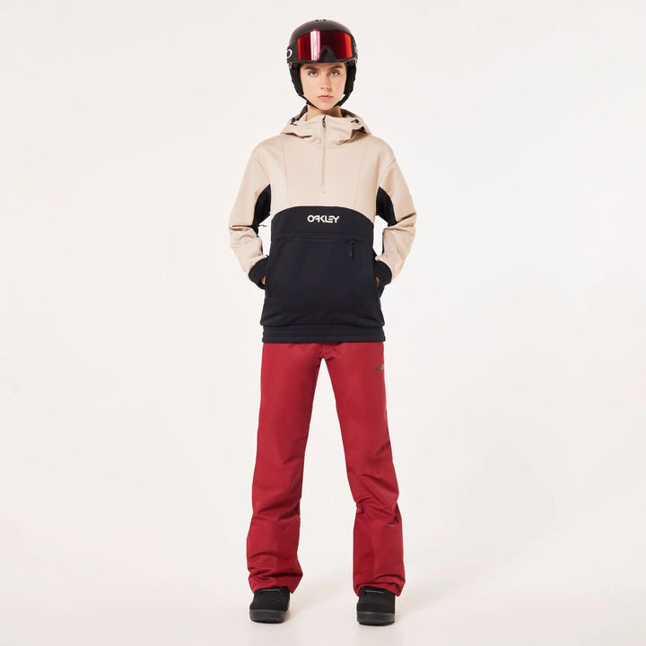 Oakley Womens TNP Nose Grab Softshell Hoodie 2025 Humus / Blackout S 