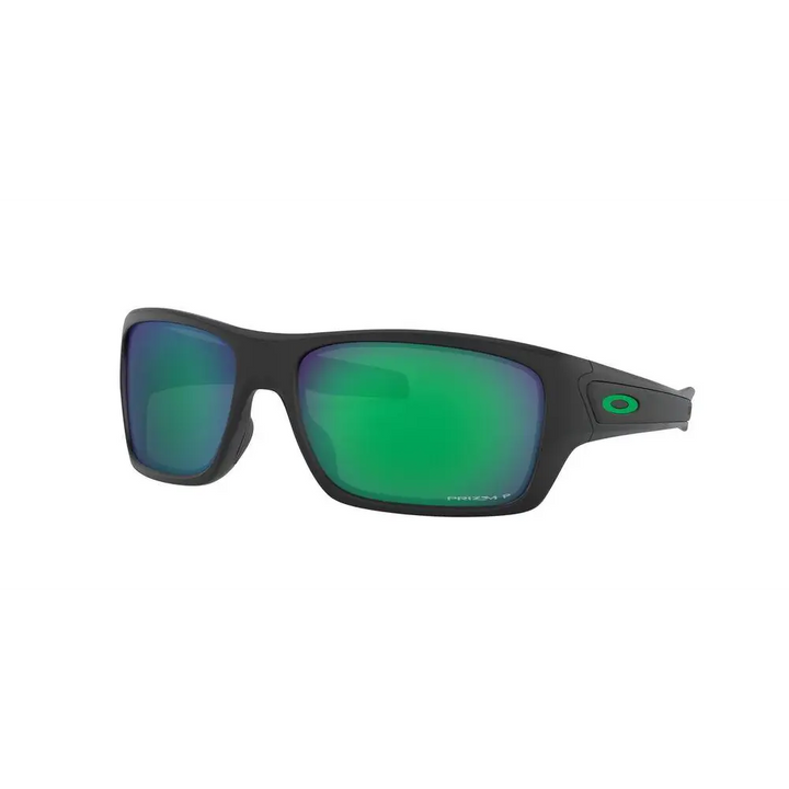 OAKLEY TURBINE SUNGLASSES Matte Black Prizm Jade Polar PT 