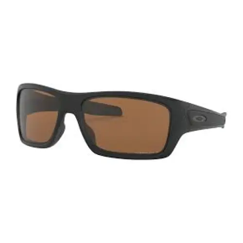Oakley Turbine Polarised Sunglasses Matte Black / Prizm Tungsten Polar 