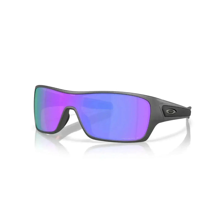 Oakley Turbine Rotor Polarised Sunglasses Matte Steel / Prizm Violet Polar 
