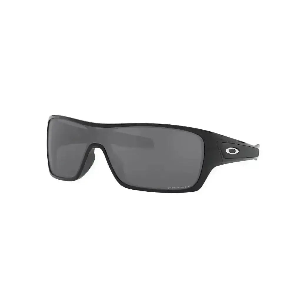 Oakley Turbine Rotor Polarised Sunglasses Polished Black / Prizm Black Polarised 