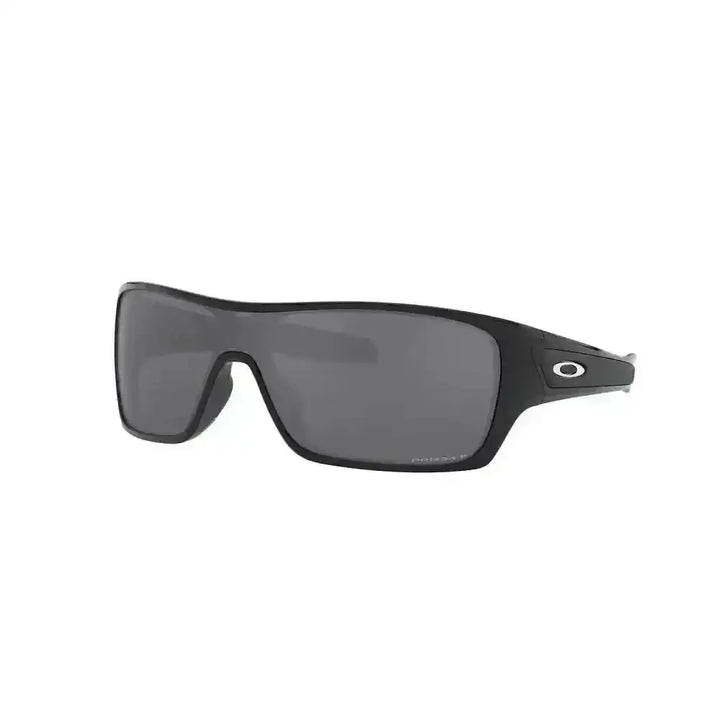 Oakley Turbine Rotor Polarised Sunglasses Polished Black / Prizm Black Polarised 