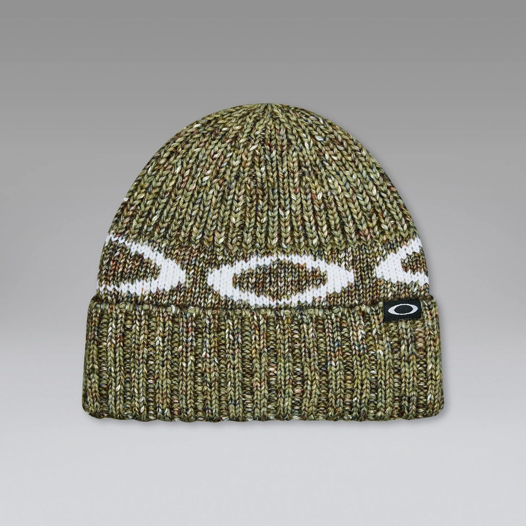 Oakley W. Ellipse Ribbed Beanie - Faded Green