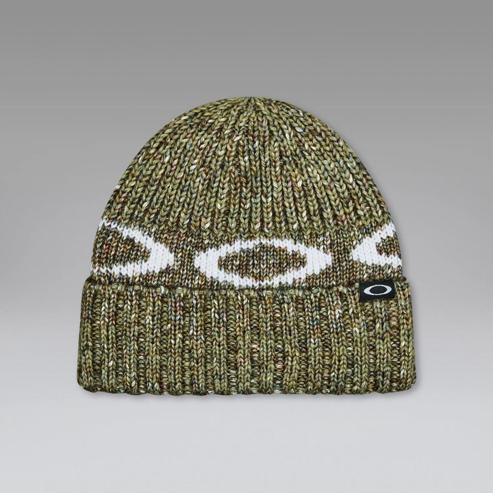 Oakley W. Ellipse Ribbed Beanie - Faded Green