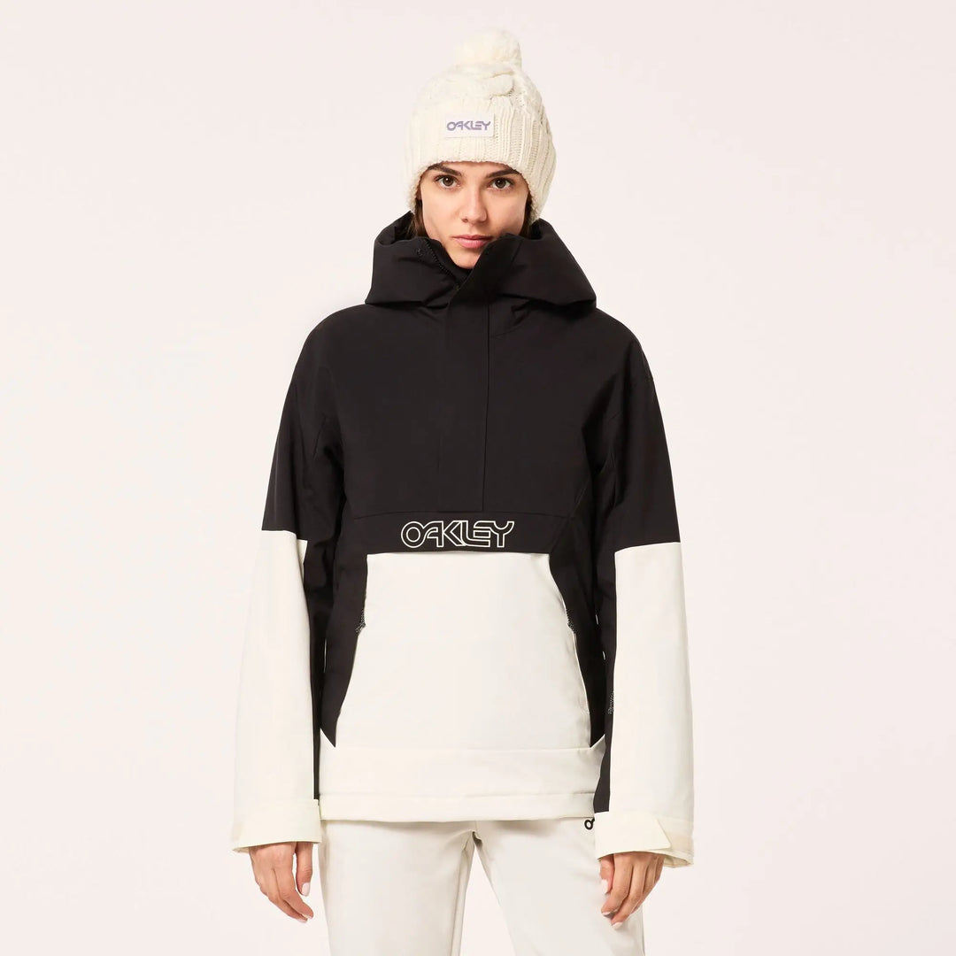 Oakley Womens TNP TBT Insulated Anorak Arctic White / Blackout XS 