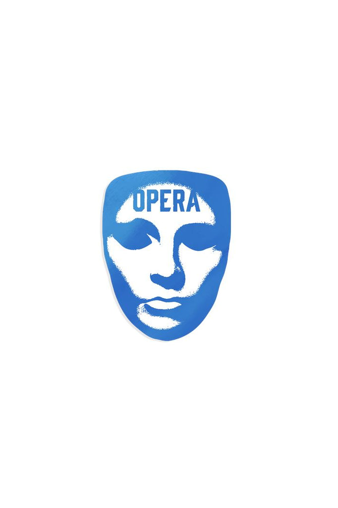 Opera Mask Foil Sticker 
