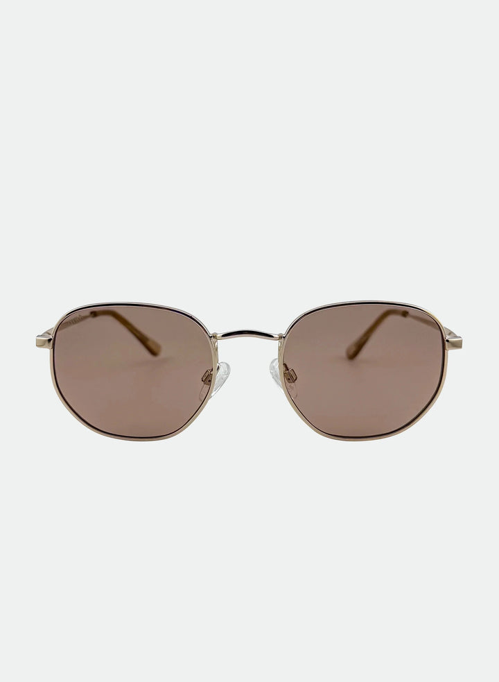 Otra Bowie Sunglasses Gold / Brown 
