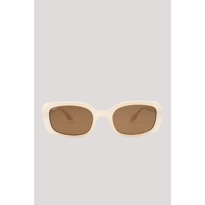 Otra Daisy Sunglasses Frosted Ivory / Brown 