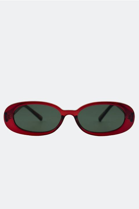 Otra Gina Sunglasses Trans Cherry / Green 