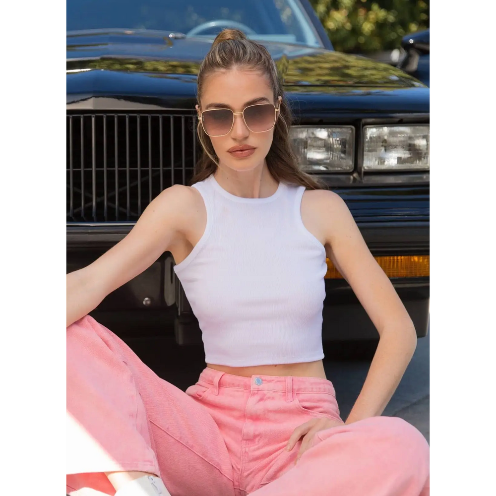 Otra Rita Sunglasses Gold Brown / Pink Fade 