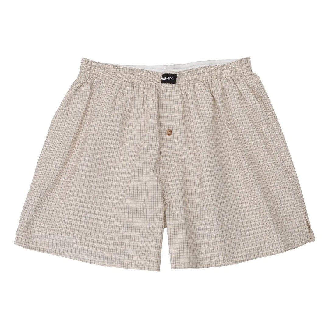 Passport Boxer Shorts - Brown / S