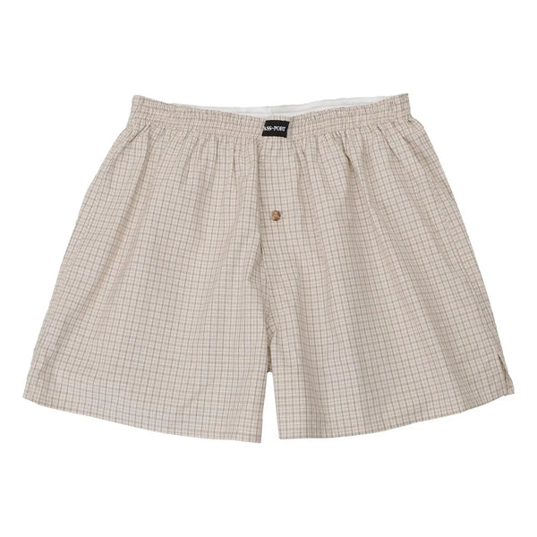 Passport Boxer Shorts - Brown / S