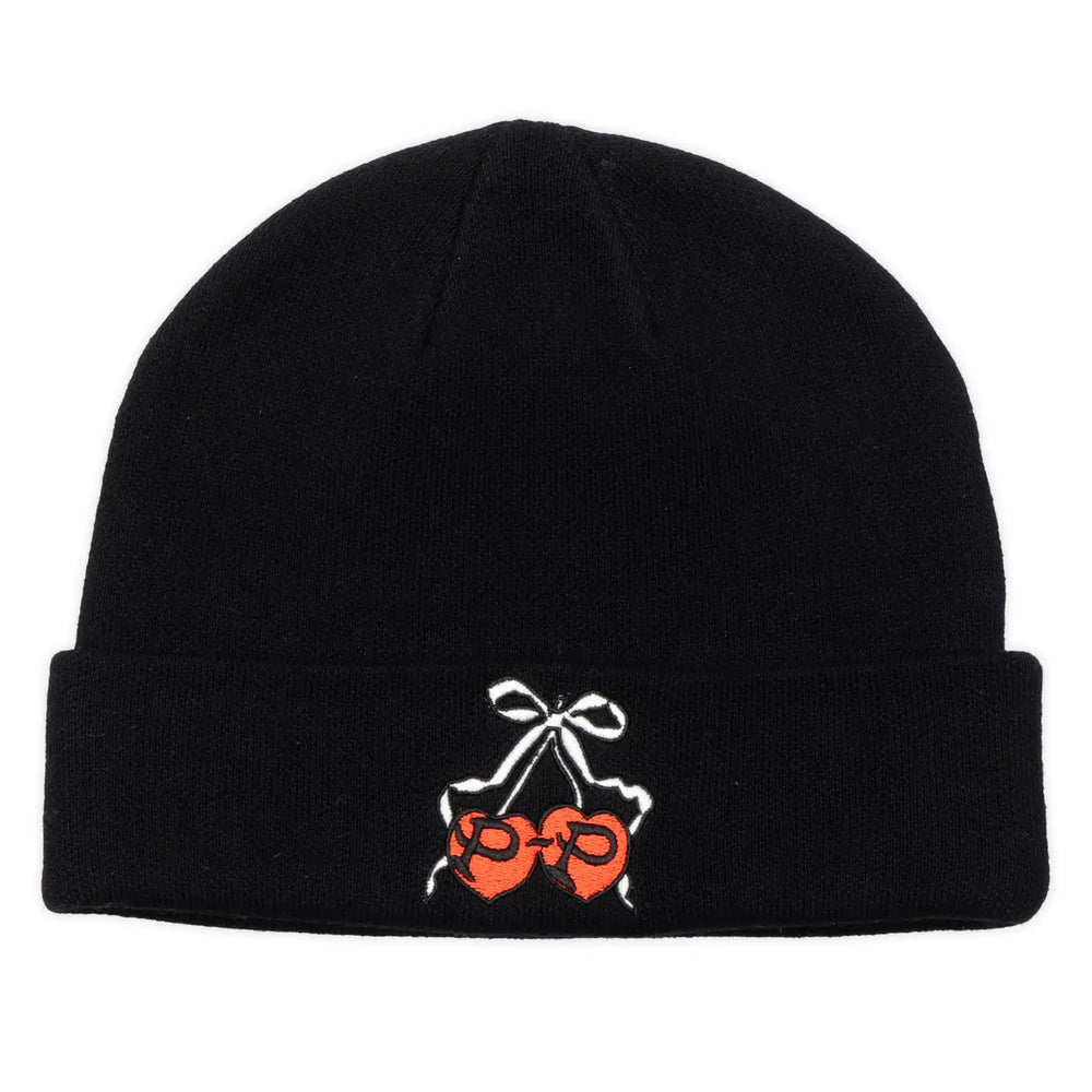 Passport Cherries Beanie - Black