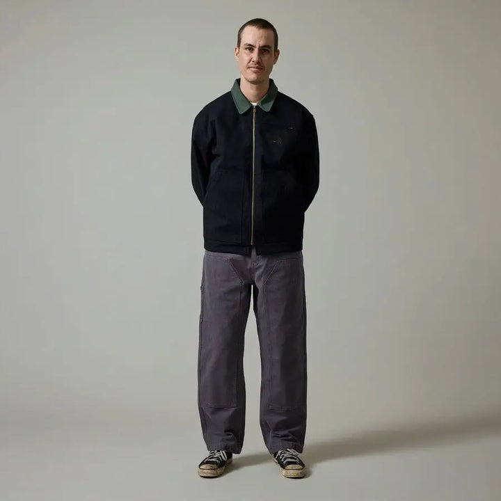 Passport Double Knee Diggers Club Pant - Charcoal Charcoal 32 