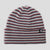 Passport Organic Cotton Stripe Knit Beanie Light Blue Multi 