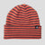 Passport Organic Cotton Stripe Knit Beanie Orange Multi 