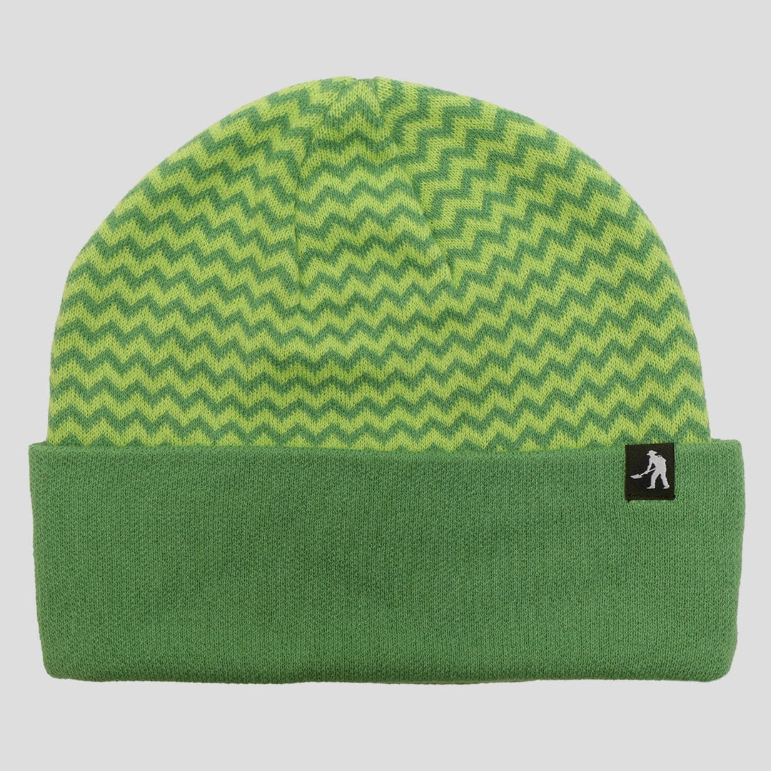 Passport Organic Cotton Zig Zag Beanie Moss 