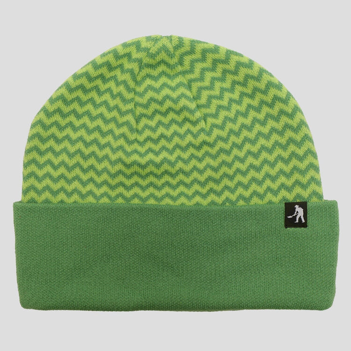 Passport Organic Cotton Zig Zag Beanie Moss 