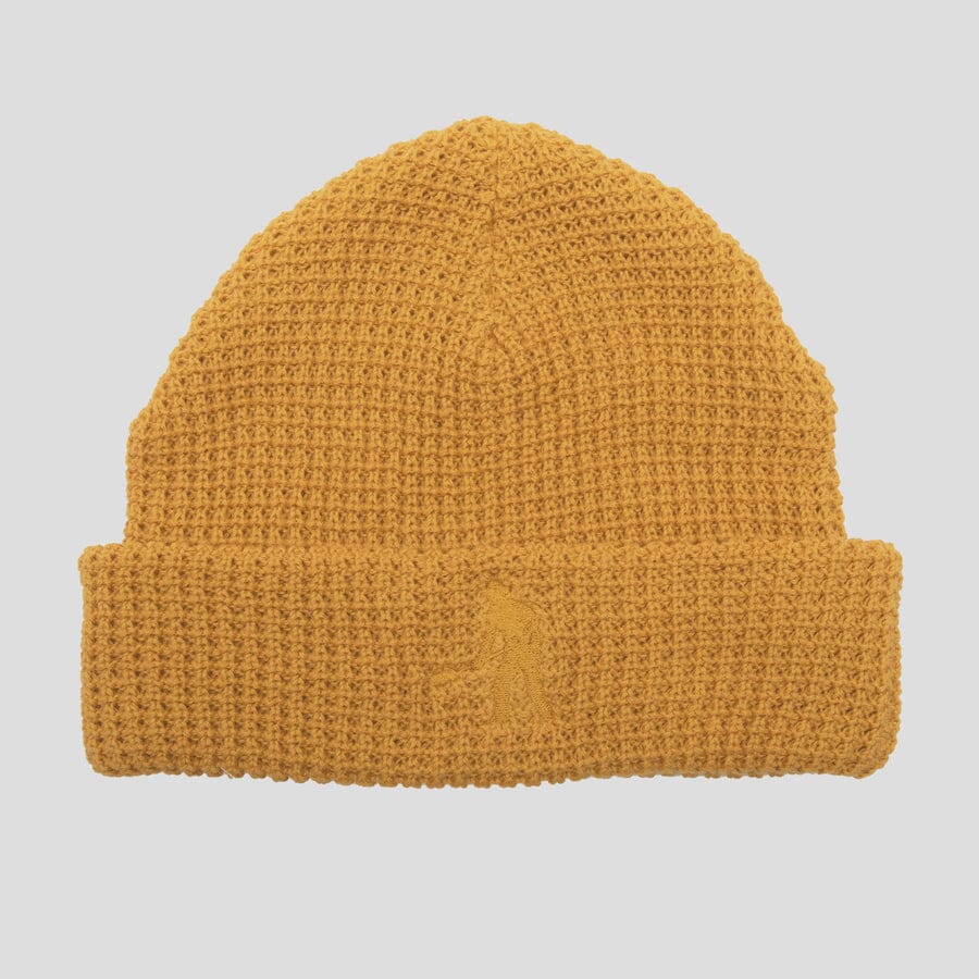 Passport Organic Waffle Knit Beanie Marigold 
