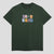 Passport Patchwork T-Shirt Forest Green M 