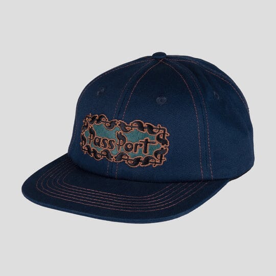 Passport Pattoned Casual Cap Navy 