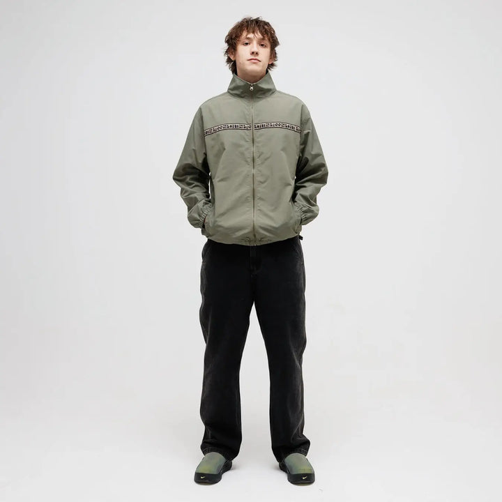 Passport Rough Neg RPET Track Jacket - Sage / S