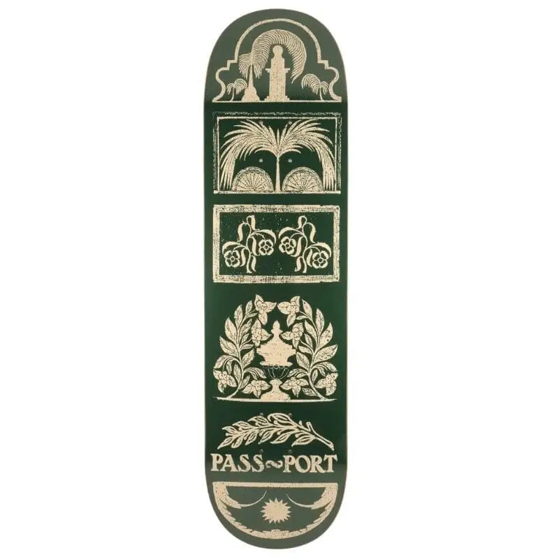 Passport Rubbings Series Front Yard Skate Deck 