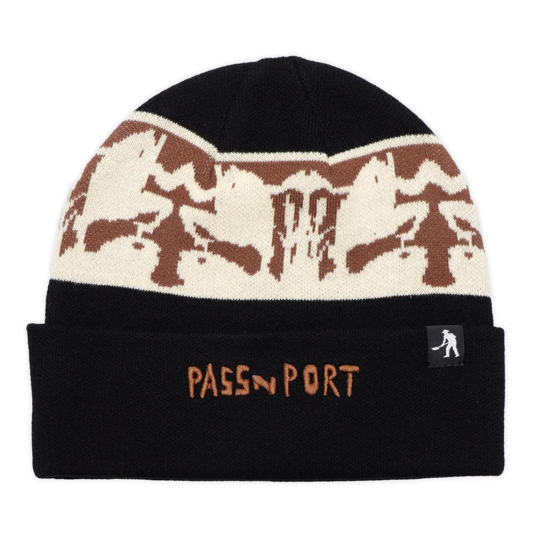 Passport Scissorcraft Beanie - Black