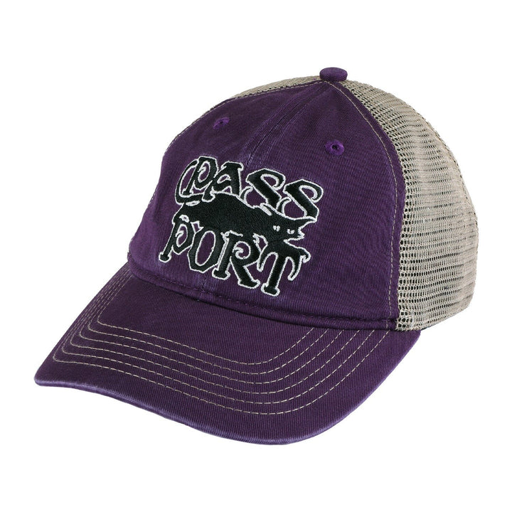 Passport Slinkin' Leagues Trucker Cap Washed Eggplant 