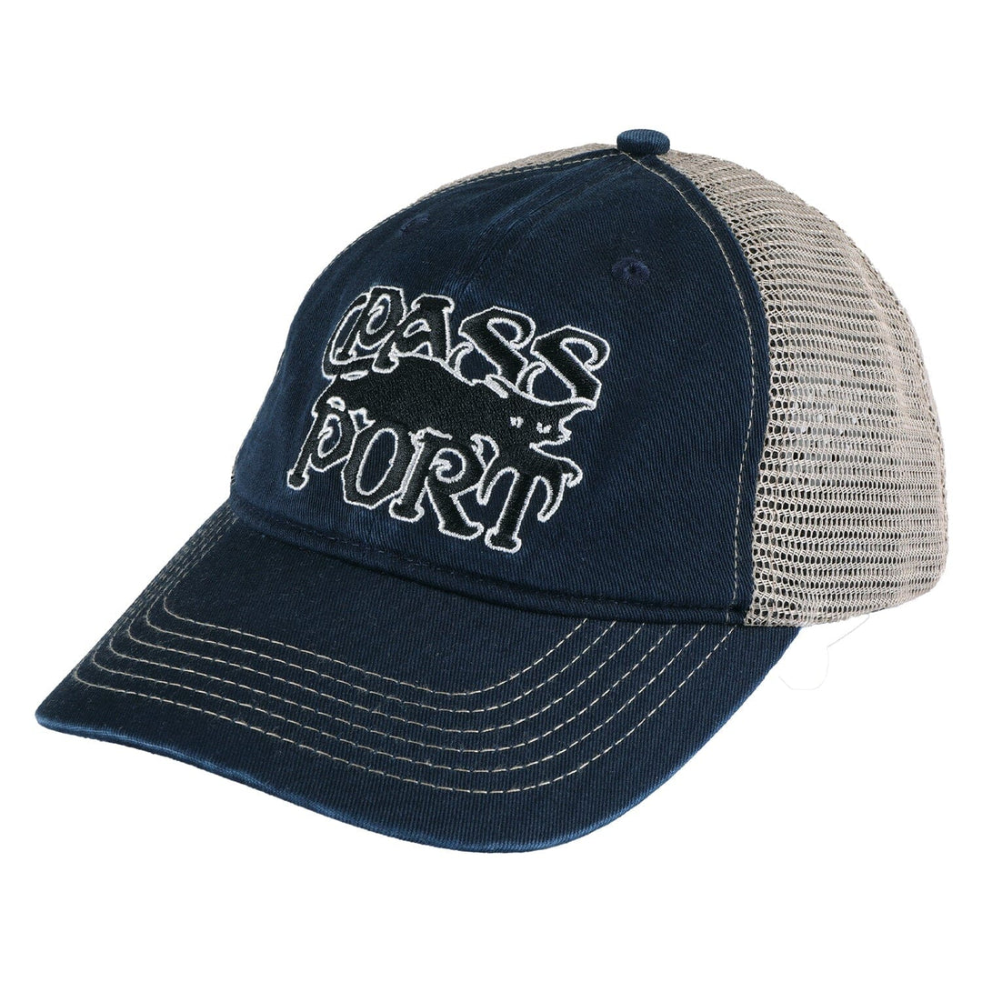 Passport Slinkin' Leagues Trucker Cap Washed Navy 