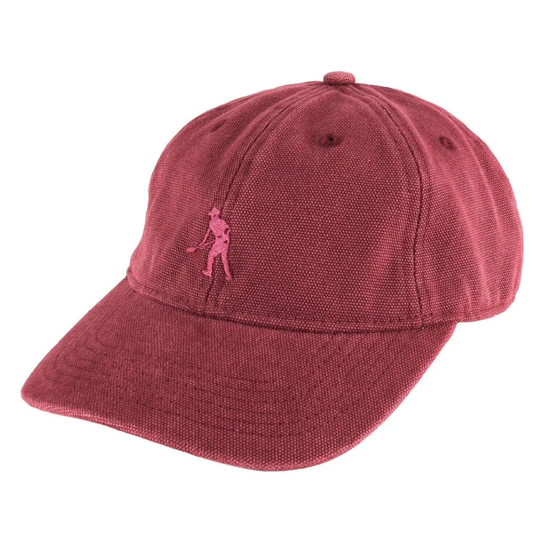 Passport Solid Canvas Leagues Cap Washed Scarlet 