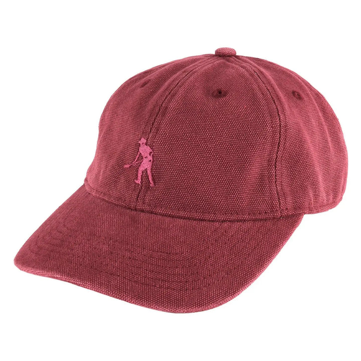 Passport Solid Canvas Leagues Cap Washed Scarlet 