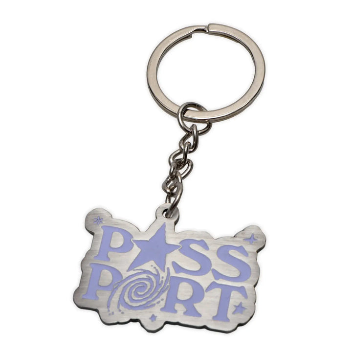 Passport Stargazer Keychain - Antique Silver