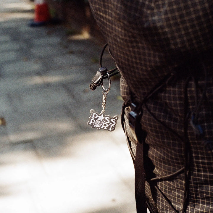 Passport Stargazer Keychain - Antique Silver