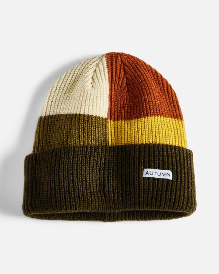 Autumn Patchwork Beanie