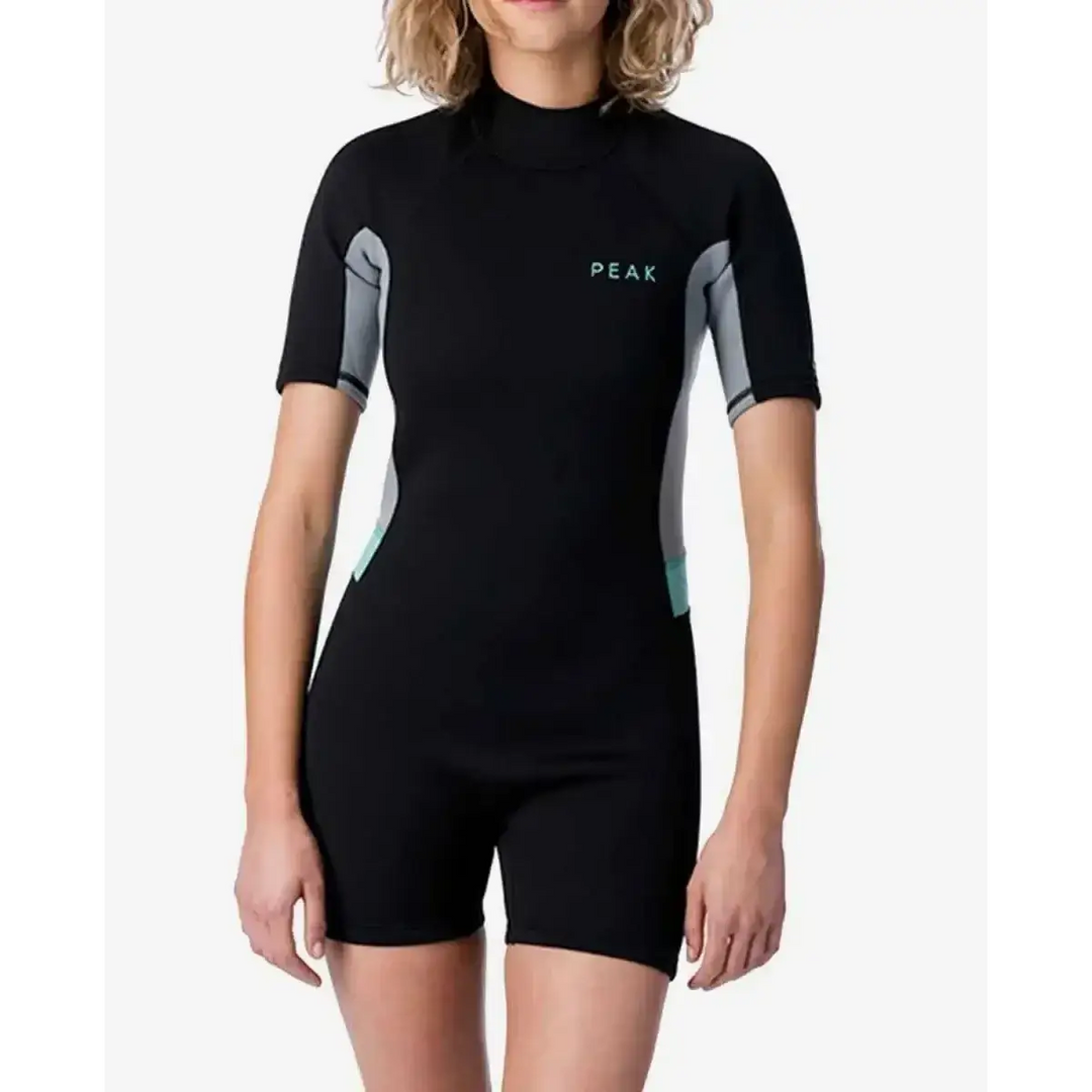 PEAK WOMANS ENERGY SHORT SLEEVE BACK ZIP SPRING WETSUIT 