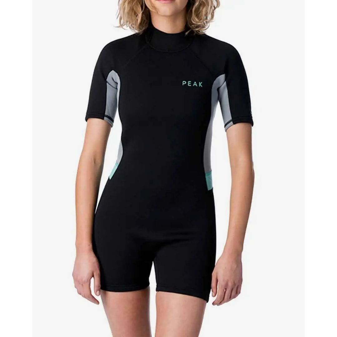 PEAK WOMANS ENERGY SHORT SLEEVE BACK ZIP SPRING WETSUIT 