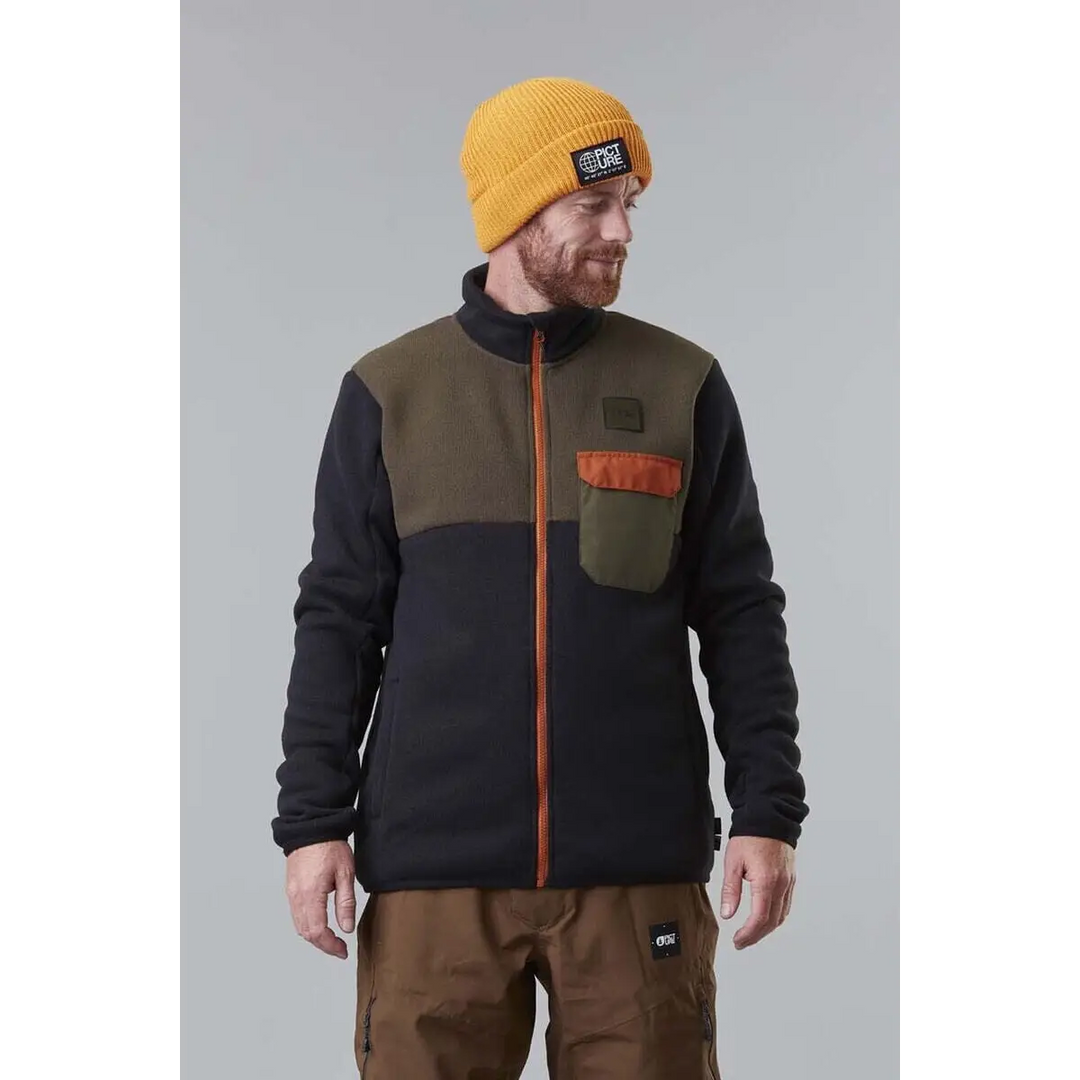 Picture Dauwy Fleece Dark Army Green S 