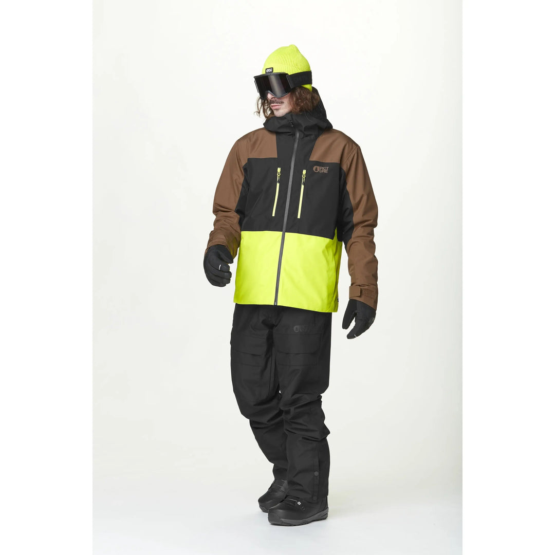 Picture Object Jacket Cocoa Brown Black Acid M 